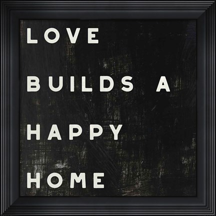 Framed Lovely Home I Print