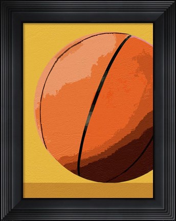 Framed Basketball Print