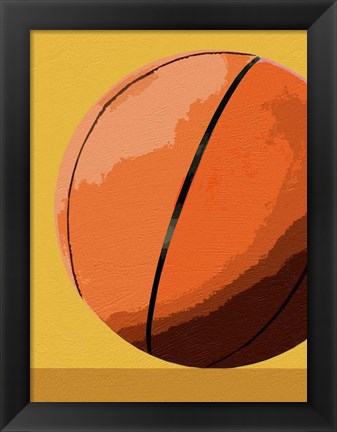 Framed Basketball Print