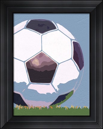 Framed Soccer Print