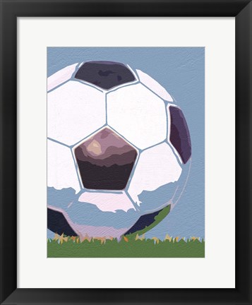 Framed Soccer Print