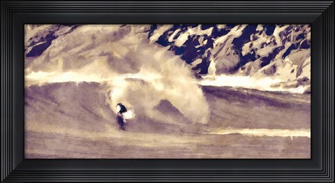 Framed Carving Print