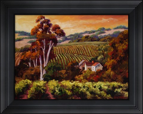 Framed Amber Skies Print