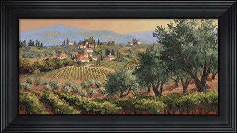 Framed Fruits of Tuscany Print