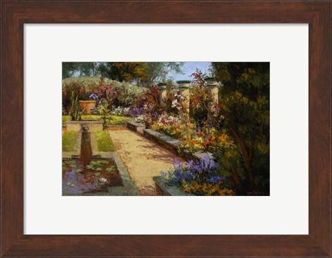 Framed Giardino Bellissimo Print