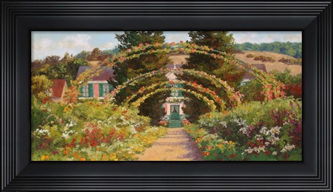 Framed Monet&#39;s Grand Entrance Print