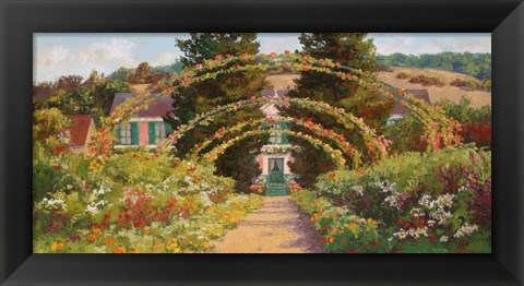 Framed Monet&#39;s Grand Entrance Print