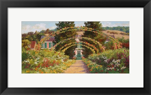 Framed Monet&#39;s Grand Entrance Print