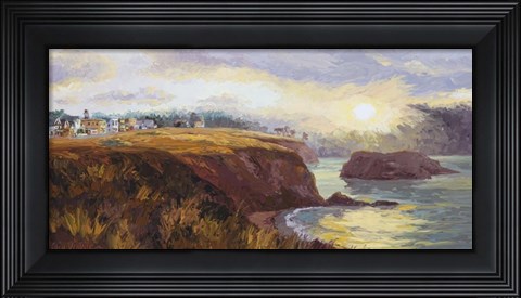 Framed Magnificent Mendocino Morning Print