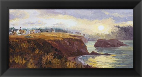 Framed Magnificent Mendocino Morning Print