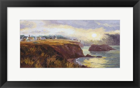 Framed Magnificent Mendocino Morning Print