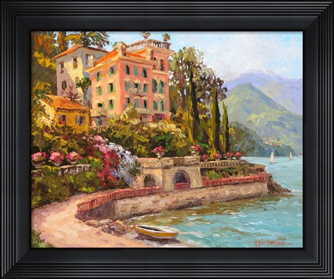 Framed Lake Como Luxury Print