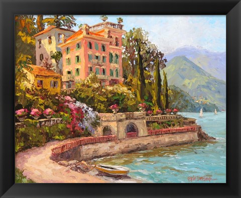 Framed Lake Como Luxury Print