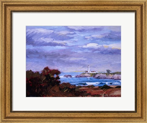 Framed Lighthouse Impression Print