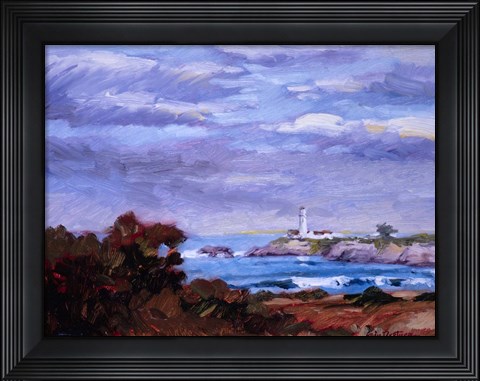 Framed Lighthouse Impression Print