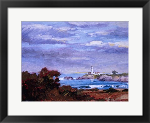 Framed Lighthouse Impression Print