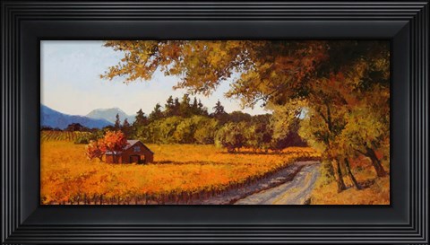 Framed Dry Creek Autumn Print