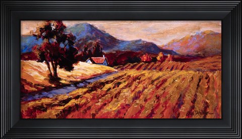 Framed Gilded Vines Print