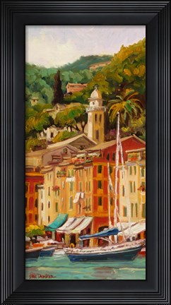 Framed Peaceful Portofino Print