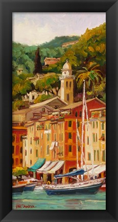 Framed Peaceful Portofino Print