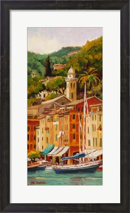 Framed Peaceful Portofino Print