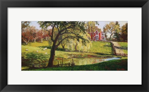 Framed Reilly Heights Print