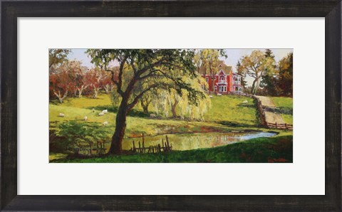 Framed Reilly Heights Print