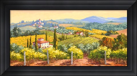 Framed Tuscan Gold Print