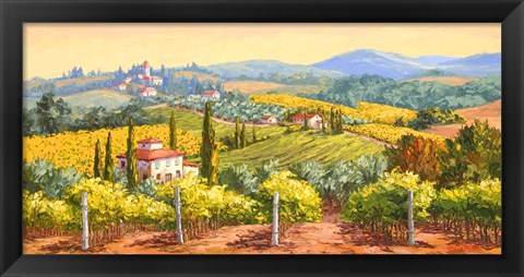 Framed Tuscan Gold Print