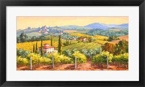 Framed Tuscan Gold Print