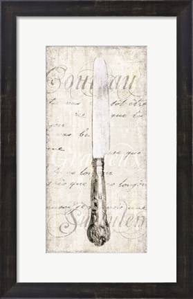 Framed Knife Print