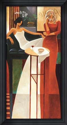 Framed Les Anges Print