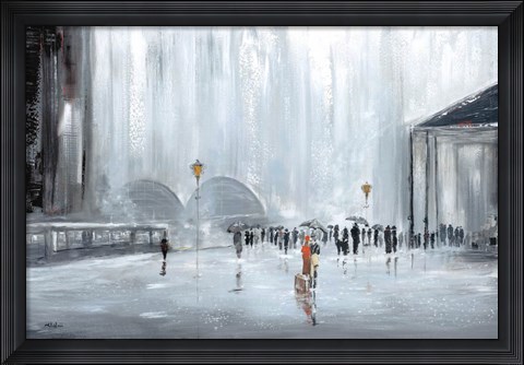 Framed La Gare Print