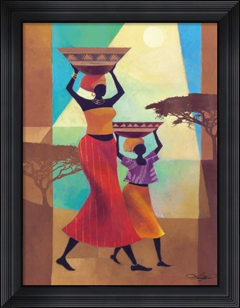 Framed Mother&#39;s Helper Print