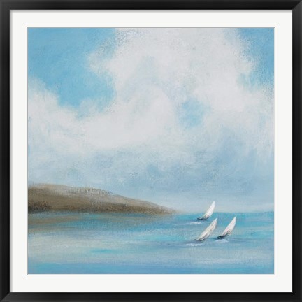 Framed Sailing Day II Print