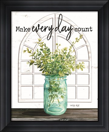 Framed Make Everyday Count Print