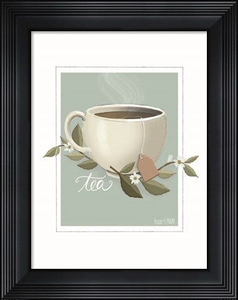Framed Botanical Tea Print