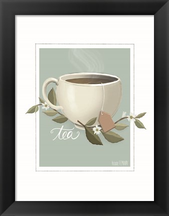 Framed Botanical Tea Print