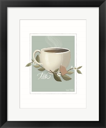 Framed Botanical Tea Print