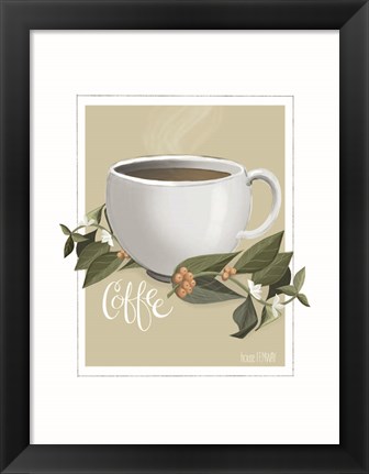 Framed Botanical Coffee Print