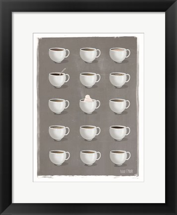 Framed Give Me All the Coffee Print