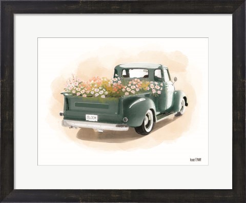 Framed Flower Truck Print