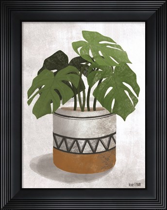 Framed Monstera Plant Print
