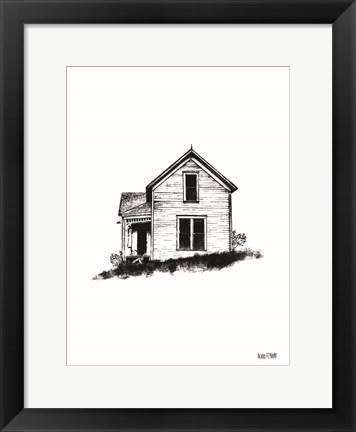 Framed Farmhouse II Print