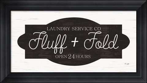 Framed Fluff &amp; Fold Print
