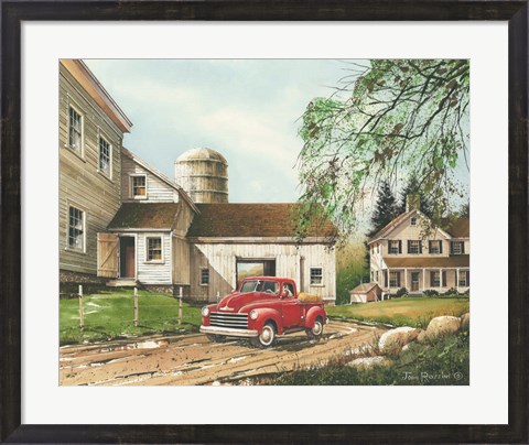 Framed Rural Living Print