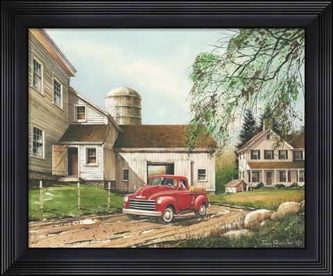 Framed Rural Living Print