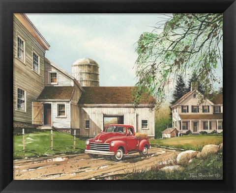 Framed Rural Living Print