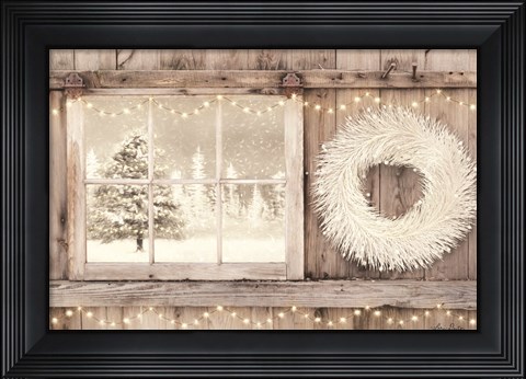Framed Winter White View Print