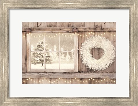 Framed Winter White View Print